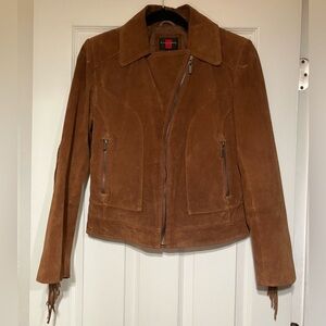 Fringe Leather Jacket